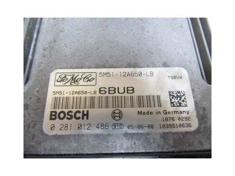 Recambio de centralita : ford focus : 1.6 td (108,77cv) [2005] para ford focus 1.6 td referencia OEM IAM 0281012486  