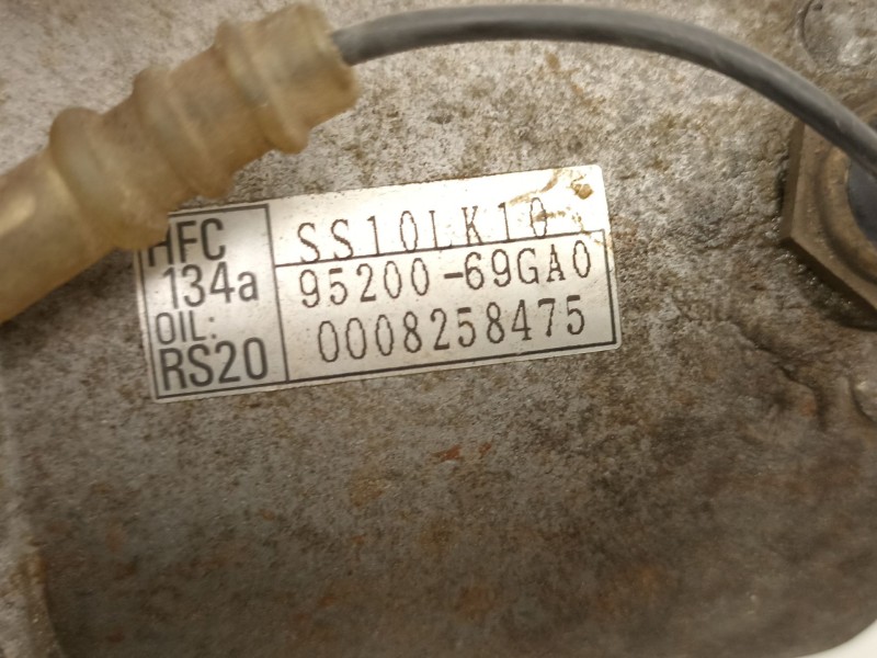 Recambio de compresor aire acondicionado para suzuki wagon 1.3 g referencia OEM IAM 9520069GA0  