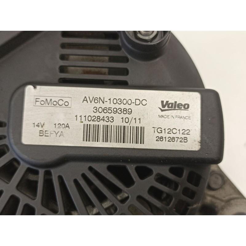 Recambio de alternador para ford fiesta vi (cb1, ccn) 1.4 tdci referencia OEM IAM AV6N10300DC TG12C122 