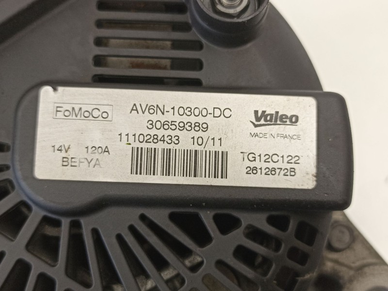 Recambio de alternador para ford fiesta vi (cb1, ccn) 1.4 tdci referencia OEM IAM AV6N10300DC TG12C122 