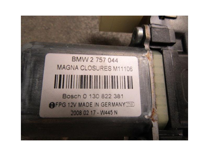 Recambio de elevalunas elec. del. dch. : mini cooper : 1.6 hdi w16d16(9hz) (110cv) [2008] para mini cooper 1.6 hdi w16d16(9hz) r