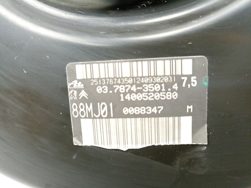 Recambio de servofreno para fiat scudo furgoneta (270_, 272_) 2.0 d multijet referencia OEM IAM 1400520580 03787435014 