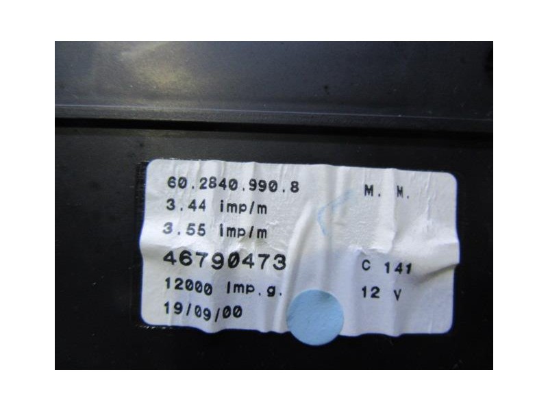 Recambio de cuadro instrumentos : lancia lybra : 2.0 jtd (104,69cv) [2001] para lancia lybra 2.0 jtd referencia OEM IAM 60284099