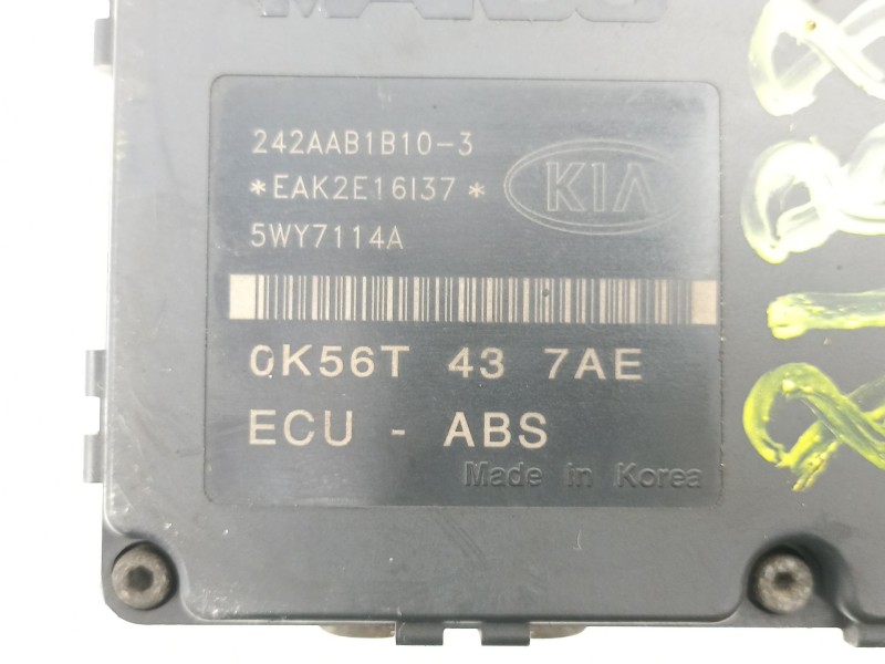 Recambio de abs para kia carnival ii (gq) 2.9 crdi referencia OEM IAM 0K56T437A0 BH60102400 