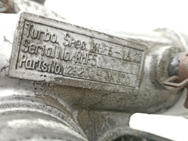 Recambio de turbo para kia carnival ii (gq) 2.9 crdi referencia OEM IAM 282004X300 KHF51A 