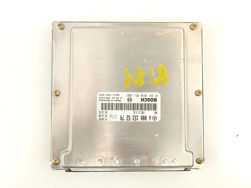 Recambio de centralita para mercedes-benz clase c (w203) c 220 cdi (203.006) referencia OEM IAM A0001535279 0281010851 