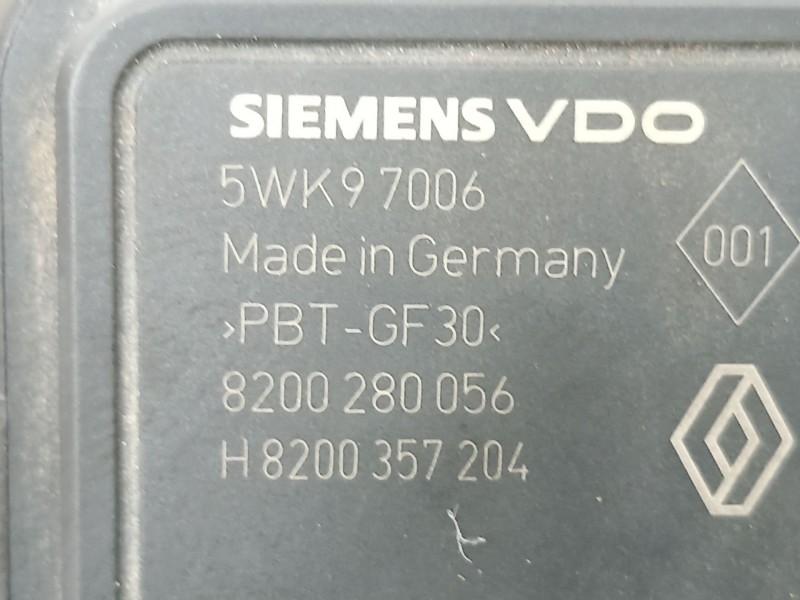 Recambio de caudalimetro para dacia logan mcv (ks_) 1.5 dci (ks0w) referencia OEM IAM 8200280056 5WK97006 8200357204