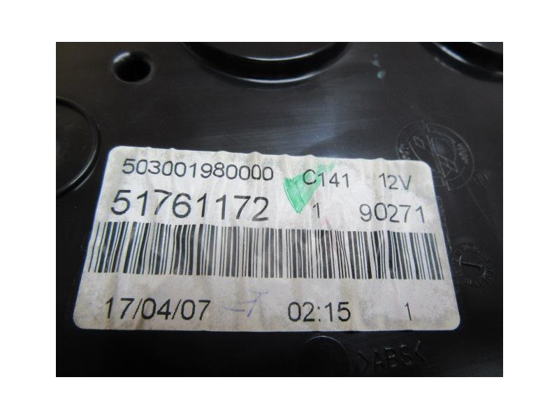 Recambio de cuadro instrumentos : fiat bravo : 1.9 jtd -192a8000 (119,68cv)5p [2008] para fiat bravo 1.9 jtd -192a8000 (119,68cv