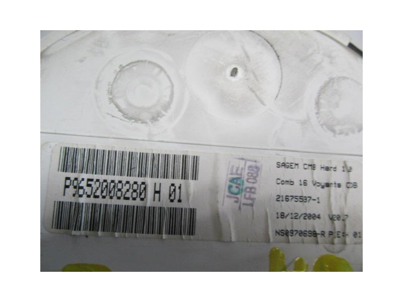 Recambio de cuadro instrumentos : citroen c 2 : 1.4 hdi (67,98cv)3p [2005] para citroen c 2 1.4 hdi (67,98cv 1.4 hdi 3p referenc