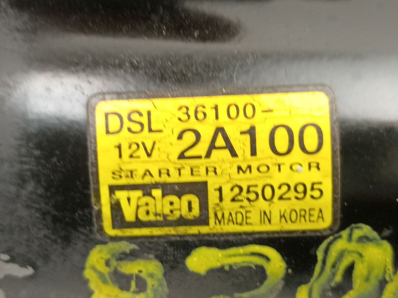 Recambio de motor arranque para hyundai i30 (fd) 1.6 crdi referencia OEM IAM 361002A100 1250295 