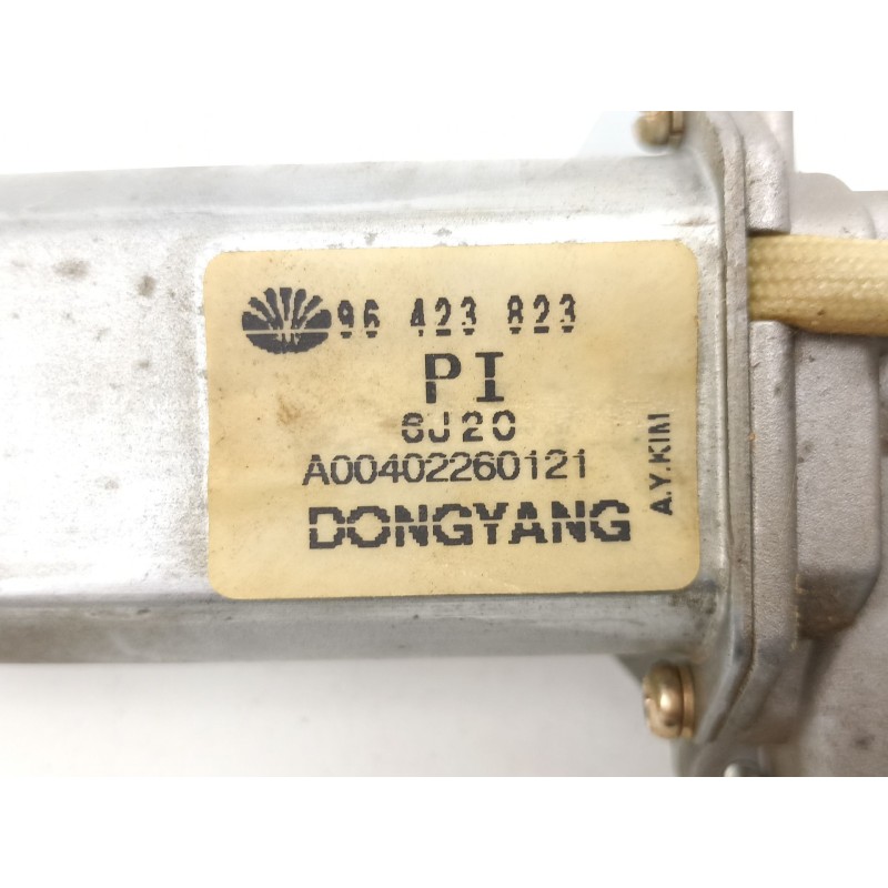 Recambio de motor limpia trasero para chevrolet aveo / kalos hatchback (t200) 1.4 16v referencia OEM IAM 96423823  