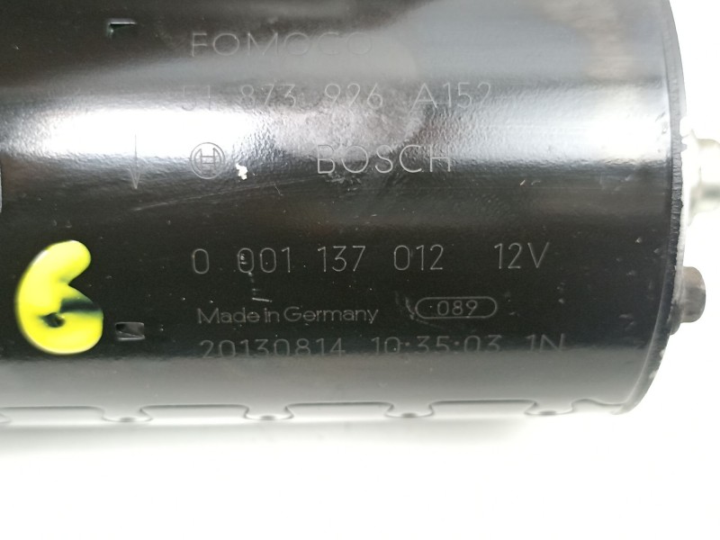 Recambio de motor arranque para ford ka (ru8) 1.2 referencia OEM IAM 51873926 0001137012 