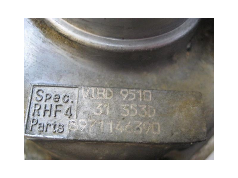 Recambio de turbo : opel vectra : 1.7 td-xi7dt (81,6cv) 5p [1996] para opel vectra 1.7 td-xi7dt   5p referencia OEM IAM 89711463