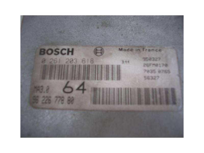 Recambio de centralita : citroen zx : 1.4 g 1.4--g-( kdx ) [1995] para citroen zx 1.4 g 1.4--g-( kdx ) referencia OEM IAM 0-261-