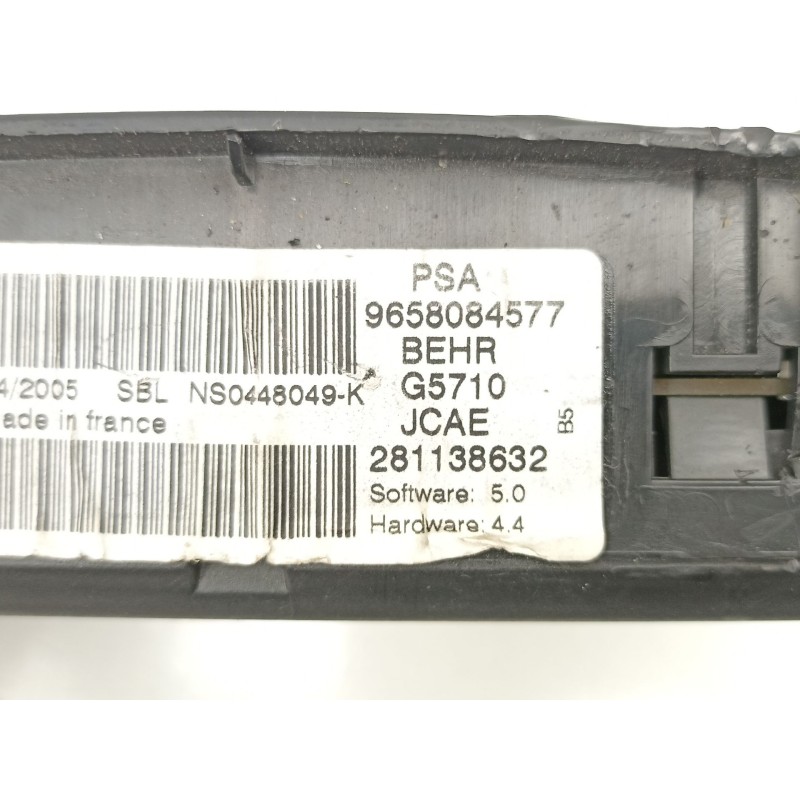 Recambio de mandos calefaccion aire para citroën c4 coupé (la_) 1.6 hdi referencia OEM IAM 9658084577 281138632 
