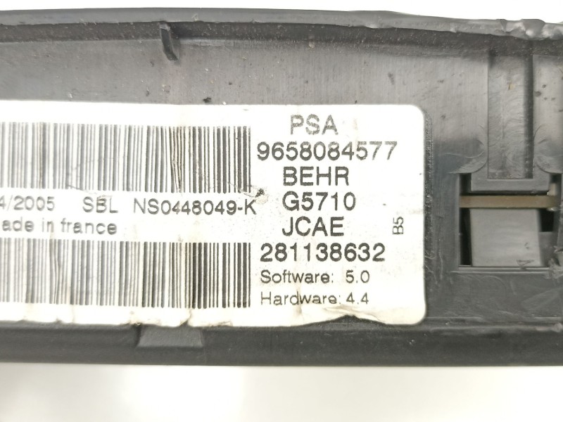 Recambio de mandos calefaccion aire para citroën c4 coupé (la_) 1.6 hdi referencia OEM IAM 9658084577 281138632 