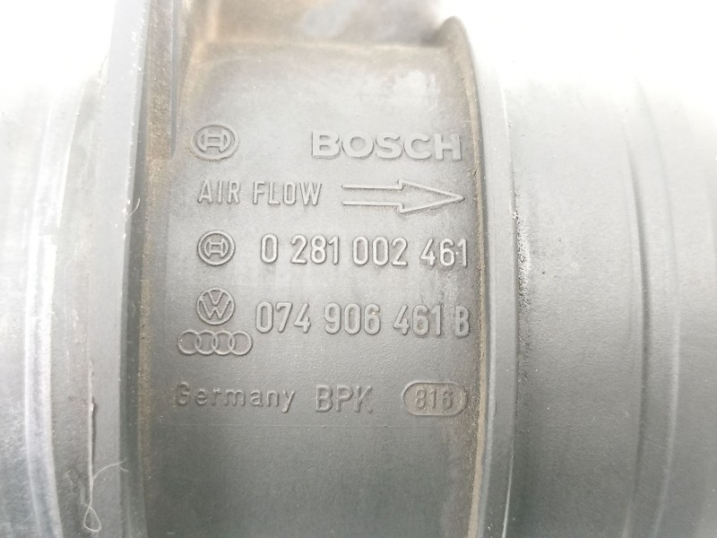 Recambio de caudalimetro para volkswagen touareg (7la, 7l6, 7l7) 2.5 r5 tdi referencia OEM IAM 074906461B 0281002461 