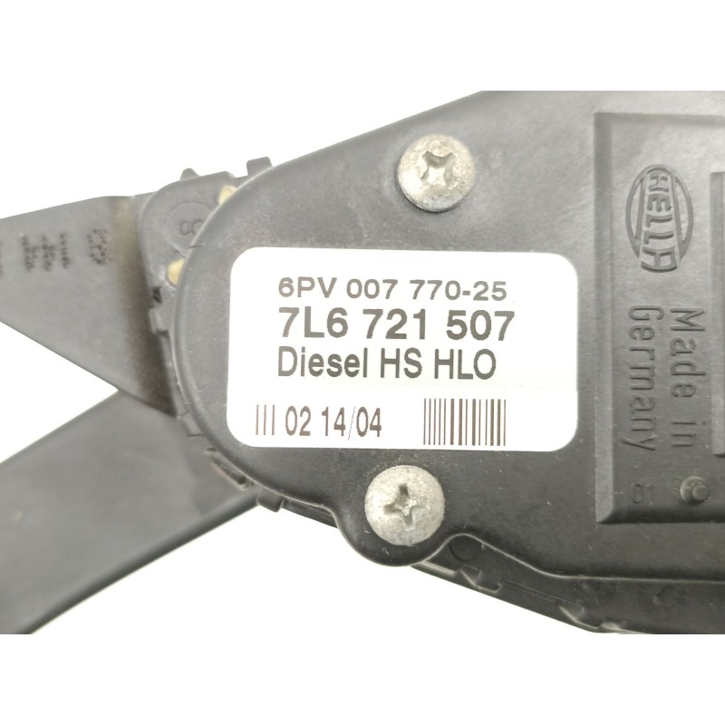 Recambio de potenciometro aceleracion para volkswagen touareg (7la, 7l6, 7l7) 2.5 r5 tdi referencia OEM IAM 7L6721507 6PV0077702
