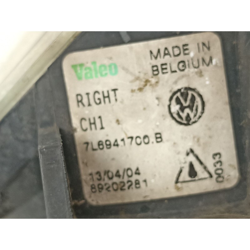 Recambio de antiniebla derecho para volkswagen touareg (7la, 7l6, 7l7) 2.5 r5 tdi referencia OEM IAM 7L6941700B 89202281 