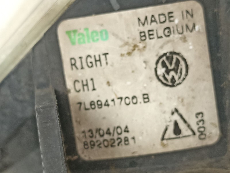 Recambio de antiniebla derecho para volkswagen touareg (7la, 7l6, 7l7) 2.5 r5 tdi referencia OEM IAM 7L6941700B 89202281 