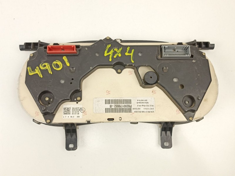 Recambio de cuadro instrumentos para renault kangoo 1.9 dci /f9q 37 4x4 referencia OEM IAM 8200176652  