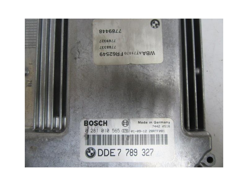 Recambio de centralita : bmw 320 : 2.0 td (149,56cv) [2001] para bmw  320 2.0 td referencia OEM IAM 0281010565  