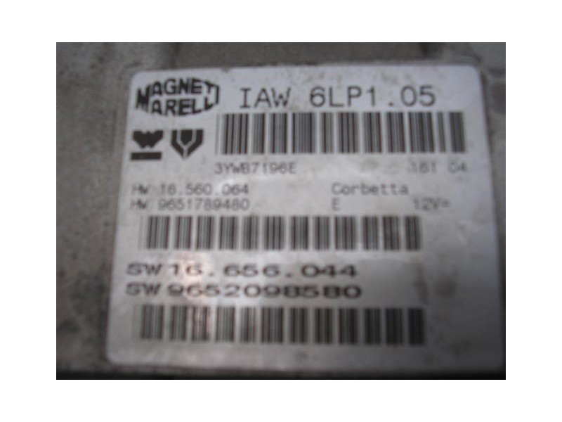 Recambio de centralita : peugeot 807 : g-2.0-rfn (136cv) 5p [2004] para peugeot 807 g- 2.0-rfn referencia OEM IAM SW16.656.044  