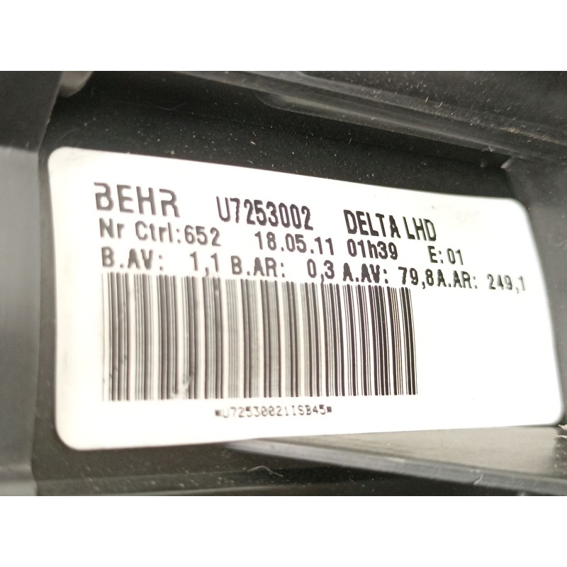 Recambio de motor calefaccion para opel astra j (p10) 1.3 cdti (68) referencia OEM IAM 13276230 U7253002 