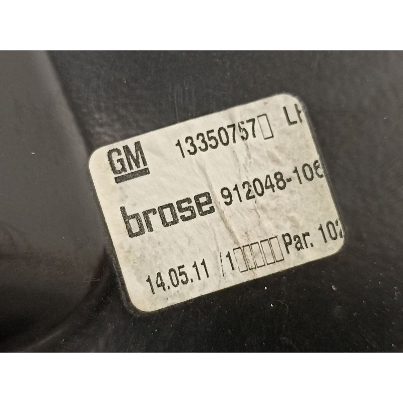 Recambio de elevalunas delantero izquierdo para opel astra j (p10) 1.3 cdti (68) referencia OEM IAM 13350757 912048106 