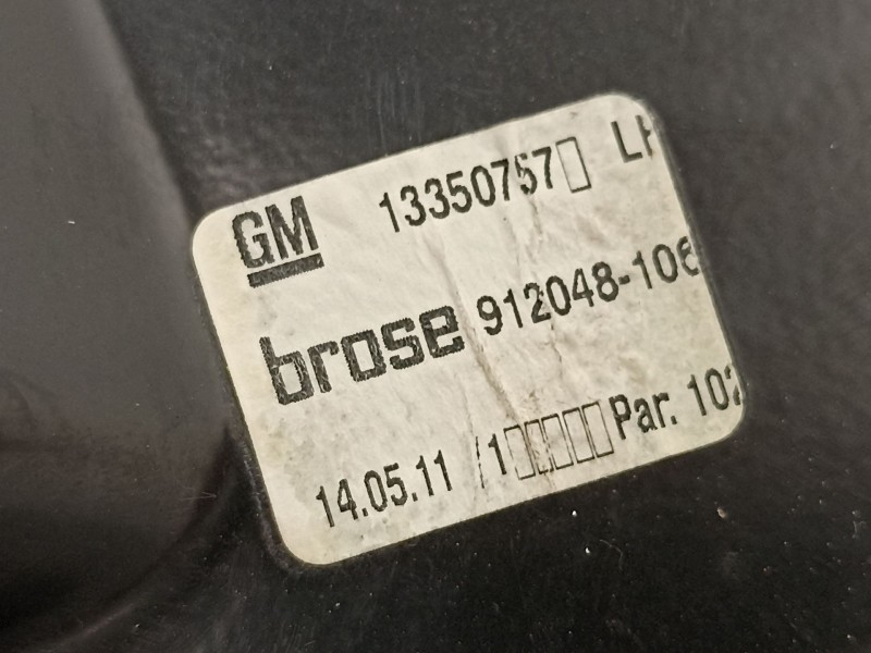 Recambio de elevalunas delantero izquierdo para opel astra j (p10) 1.3 cdti (68) referencia OEM IAM 13350757 912048106 