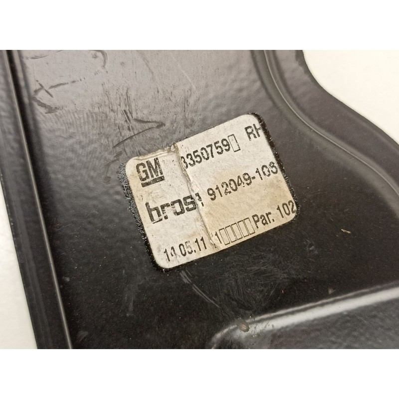 Recambio de elevalunas delantero derecho para opel astra j (p10) 1.3 cdti (68) referencia OEM IAM 13350759 912049106 