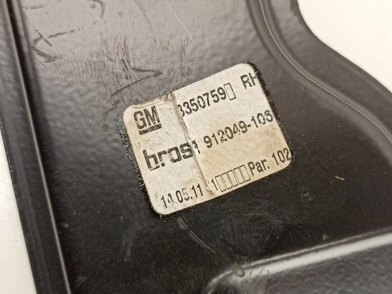 Recambio de elevalunas delantero derecho para opel astra j (p10) 1.3 cdti (68) referencia OEM IAM 13350759 912049106 