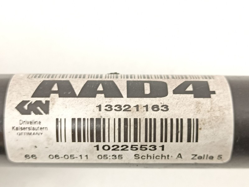 Recambio de transmision delantera izquierda para opel astra j (p10) 1.3 cdti (68) referencia OEM IAM 13321163  