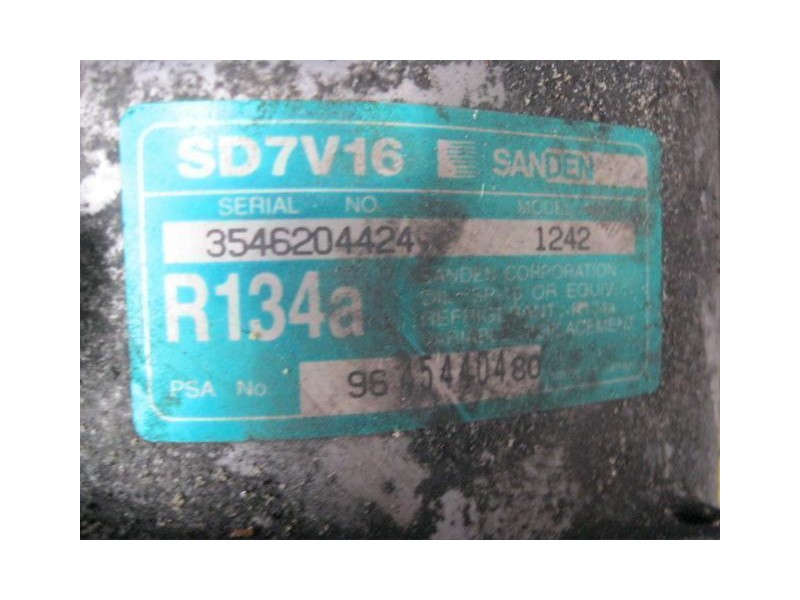Recambio de aire acondicionado : peugeot 807 : g-2.0-rfn (136cv) 5p [2004] para peugeot 807 g- 2.0-rfn referencia OEM IAM SD7VDF