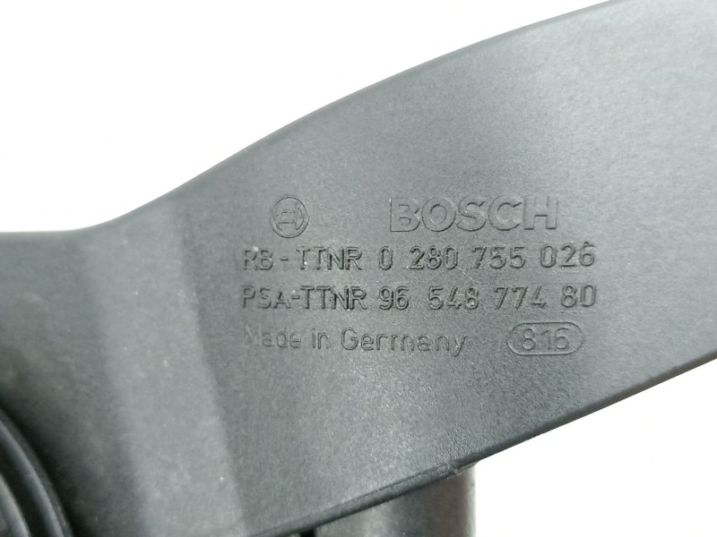 Recambio de potenciometro aceleracion para peugeot 206 van 1.4 hdi referencia OEM IAM 9654877480 0280755026 