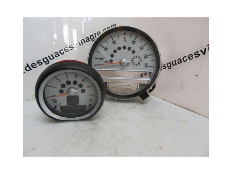 Recambio de cuadro instrumentos : mini cooper : 1.6 hdi w16d16(9hz) (110cv) [2008] para mini cooper 1.6 hdi w16d16(9hz) referenc