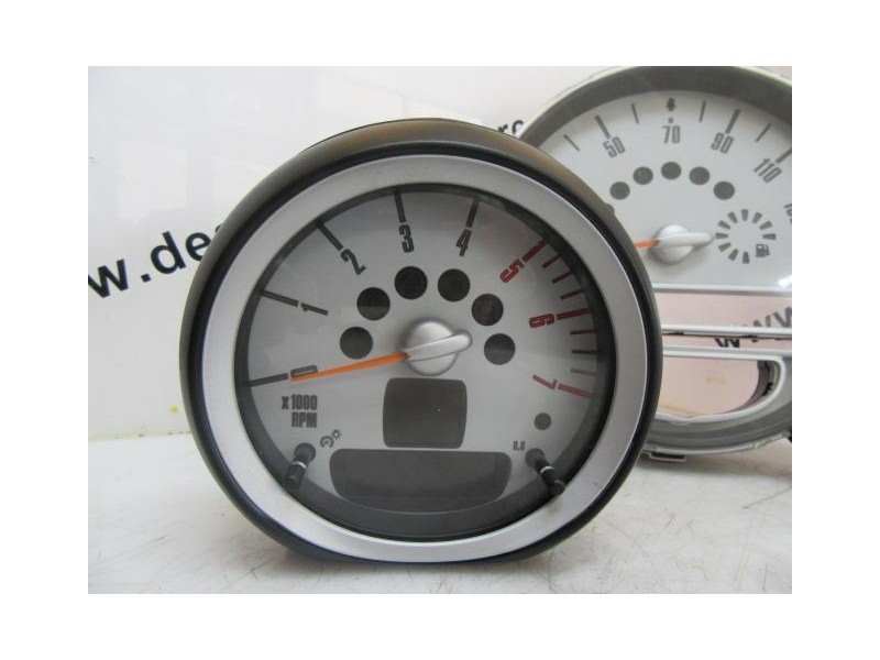 Recambio de cuadro instrumentos : mini cooper : 1.6 hdi w16d16(9hz) (110cv) [2008] para mini cooper 1.6 hdi w16d16(9hz) referenc