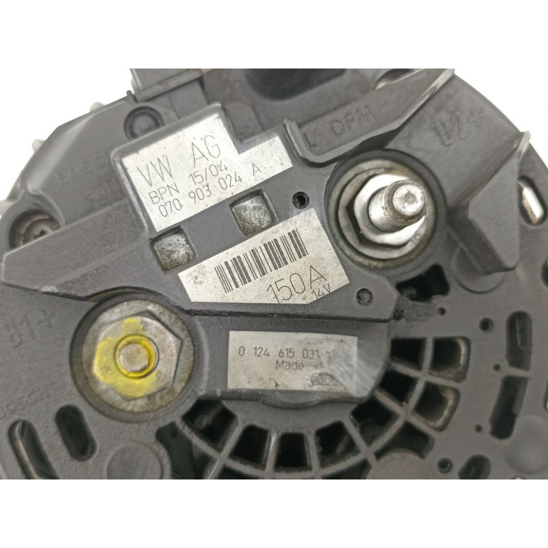 Recambio de alternador para volkswagen touareg (7la, 7l6, 7l7) 2.5 r5 tdi referencia OEM IAM 070903024A 0124615031 
