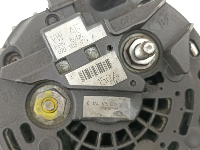 Recambio de alternador para volkswagen touareg (7la, 7l6, 7l7) 2.5 r5 tdi referencia OEM IAM 070903024A 0124615031 