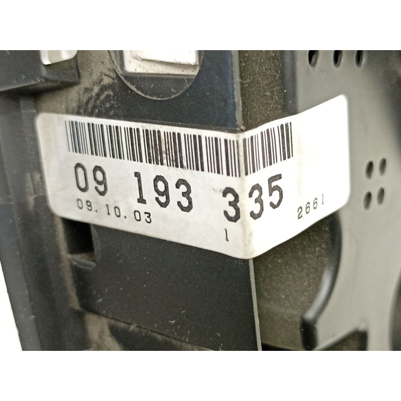 Recambio de cuadro instrumentos para opel astra g hatchback (t98) 1.7 td (f08, f48) referencia OEM IAM 9193335  