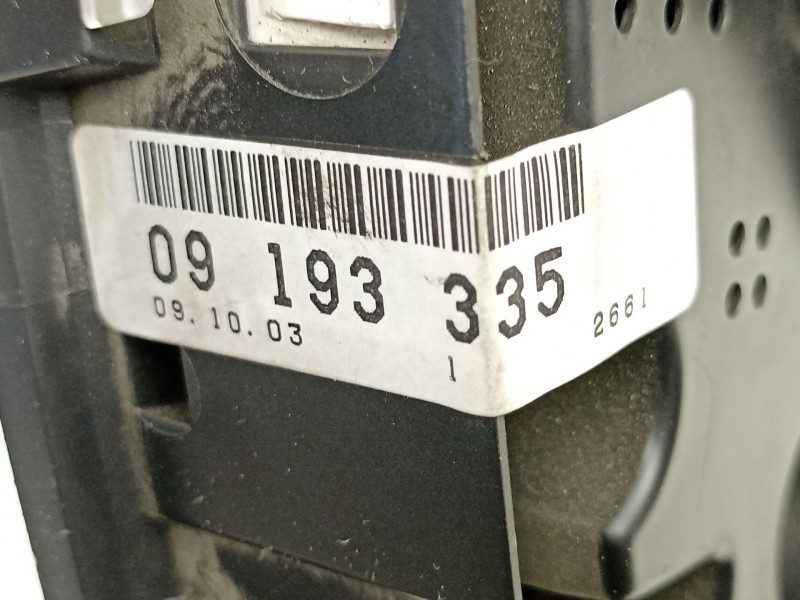 Recambio de cuadro instrumentos para opel astra g hatchback (t98) 1.7 td (f08, f48) referencia OEM IAM 9193335  