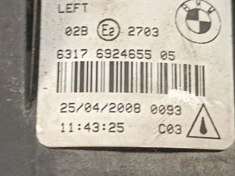 Recambio de antiniebla izquierdo para bmw x5 (e70) xdrive 35 d referencia OEM IAM 63176924655  