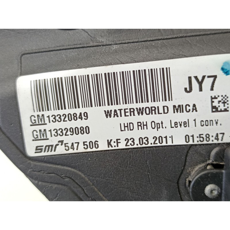 Recambio de retrovisor derecho para opel insignia a (g09) 2.0 cdti (68) referencia OEM IAM 13329080  13320849