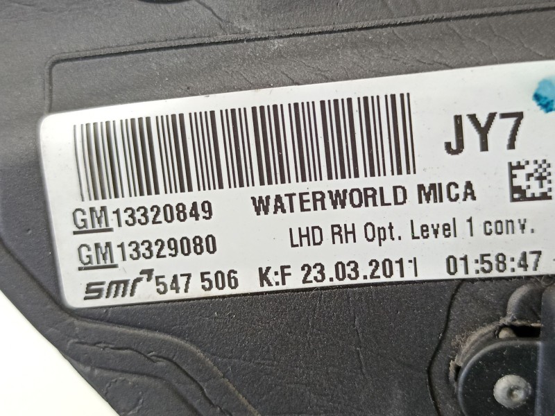 Recambio de retrovisor derecho para opel insignia a (g09) 2.0 cdti (68) referencia OEM IAM 13329080  13320849