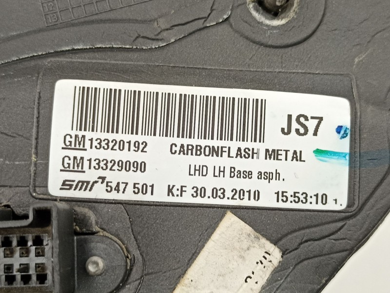 Recambio de retrovisor izquierdo para opel insignia a (g09) 2.0 cdti (68) referencia OEM IAM 13329090  13320192