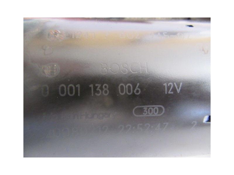 Recambio de motor arranque : mini cooper : 1.6 hdi w16d16(9hz) (110cv) [2008] para mini cooper 1.6 hdi w16d16(9hz) referencia OE