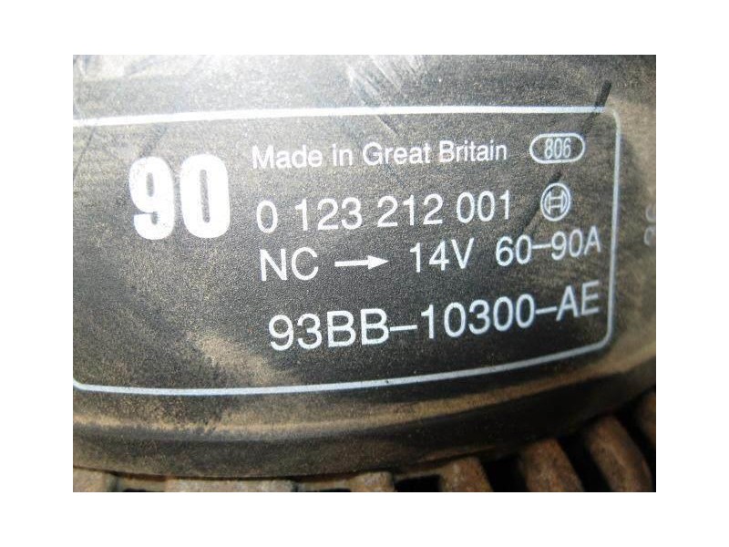 Recambio de alternador : ford mondeo : 2.0 g /nga (131,92cv) 5p [1993] para ford mondeo 2.0 g /nga referencia OEM IAM 0123212001