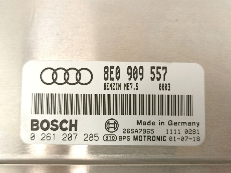 Recambio de centralita para audi a4 b6 (8e2) 2.0 referencia OEM IAM 8E0909557 0261207285 