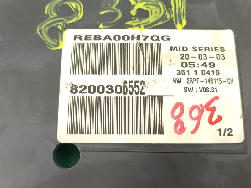Recambio de cuadro instrumentos para renault megane ii (bm0/1_, cm0/1_) 1.9 dci (bm0g, cm0g) referencia OEM IAM 8200306552  
