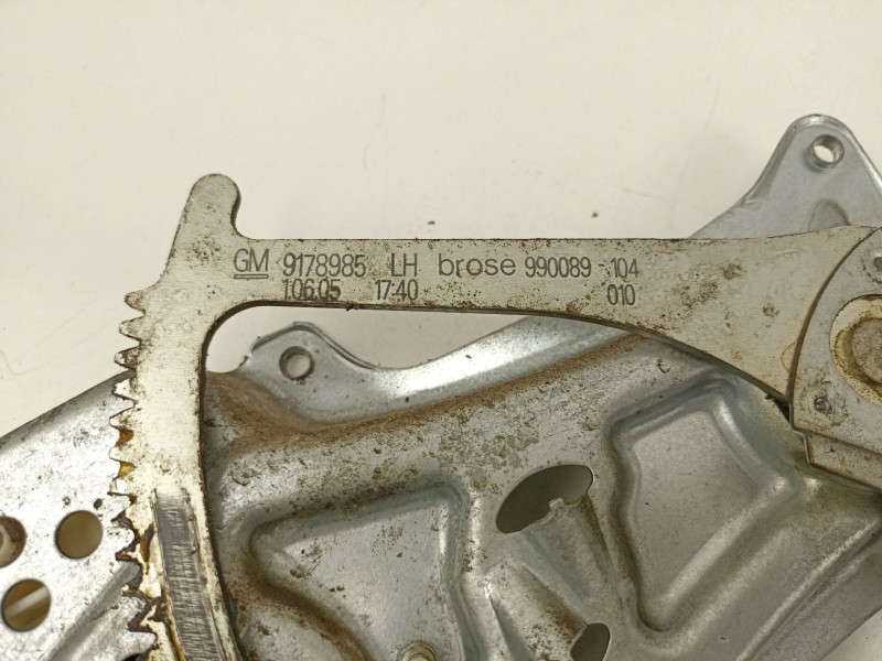 Recambio de elevalunas delantero izquierdo para opel vectra c gts (z02) 1.9 cdti (f68) referencia OEM IAM 9178985  9178987